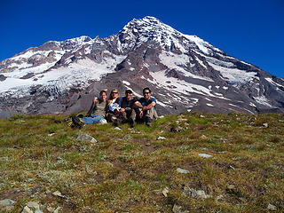 Group pic on Pyramid Peak.