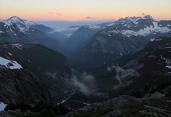 Shoulders of the Baker River, Monday, 5:31am