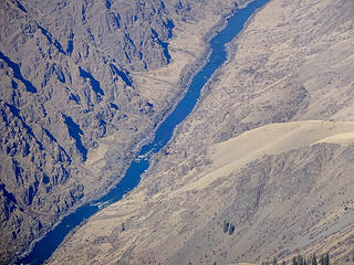 Close up of the Snake River.