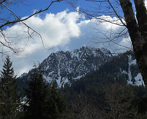 Treen Peak from the Taylor River Trail 3/16/18