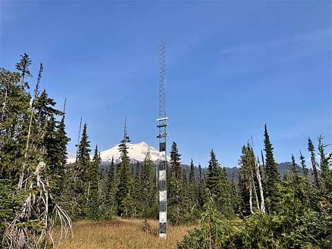 old snow survey tower
