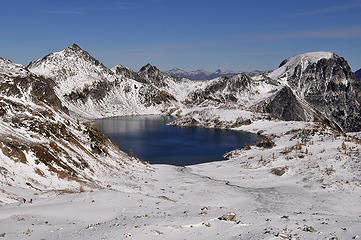 Upper Ice Lake from the pass