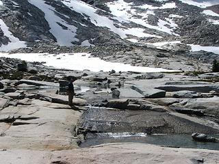 Water in the upper Enchantments