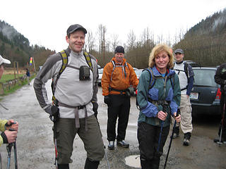 Yukon and runningbird with Bob and Drew in the background.