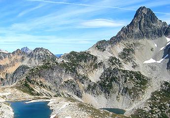 The ridge from Upper Silent Lake to Fisher