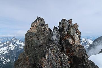 Degenhardt summit from the southern spire