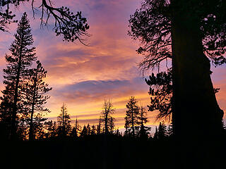 Sunset on Royal Arch Lake