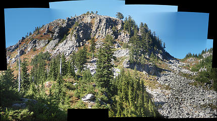 Mtn above Bear Lk, 12 pic composite