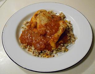 Chicken Masala with Couscous and Farro 041420