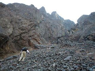 Entering The North Chute