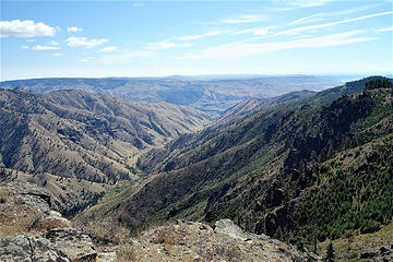 Looking down Swakane Canyon