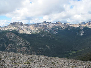 Lake, Monument, Blackcap, et al with the Monument Ck drainage below