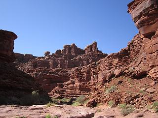 down in Gooseberry Canyon