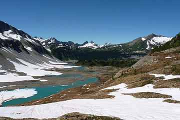 Lyman lakes Cloudy peak