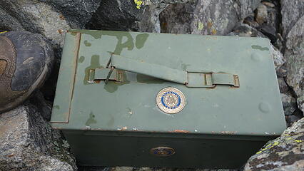 American Legion summit register box
