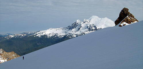 Eric E. on the approach to Little Sister.