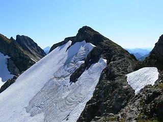 Looking ahead at the ridge