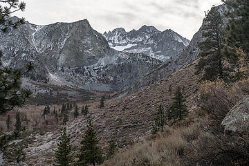 looking toward south fork big pine creek