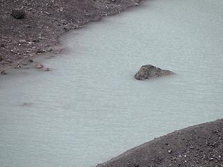 Milky lake close-up 2