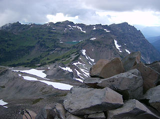 Goat Lk. as seen from Old Snowy summit