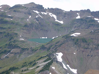 Goat Lk. as seen from Old Snowy summit