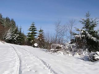 Road on eastside of Blanchard Hill