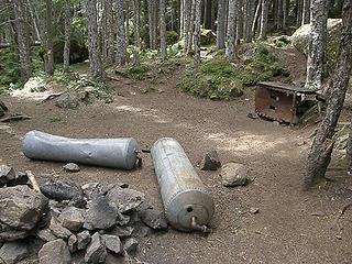 Mine artifacts off of Tubal Cain trail.