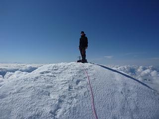 Eric E. on Sherman summit