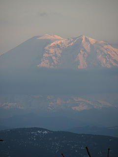 Zoomed shot of Rainier