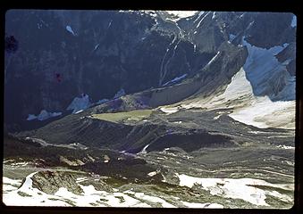 Moraine lake below Luna --Challenger aug 1974-105