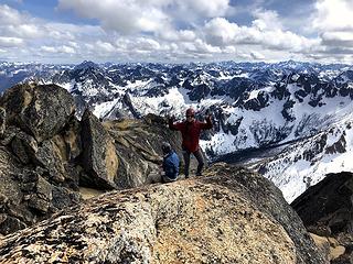 Summit posing