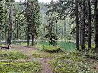 Leaving middle lake