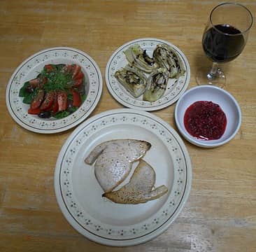 broiled swordfish with cranberry-ginger chutney, roasted fennel, and salad 10/13/22