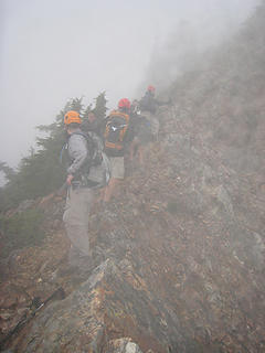 Regrouping on the way down