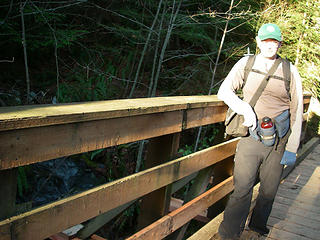 Stupid Behemoth Bridge.  6'4" hiker for scale