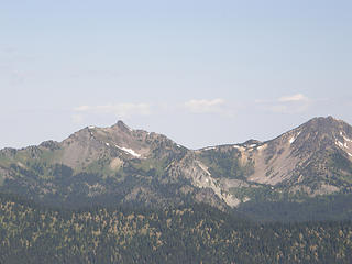 Ridge with Slide mountain from Crystal peak summit.