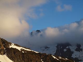 billowing clouds