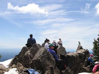 A few of our closest "friends" on the summit!