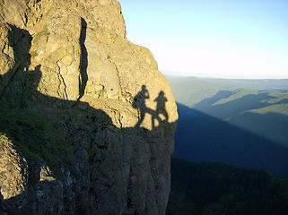 Our shadows on Sunrise