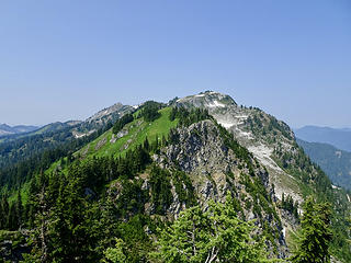 Zi-iob Peak from my lunch spot