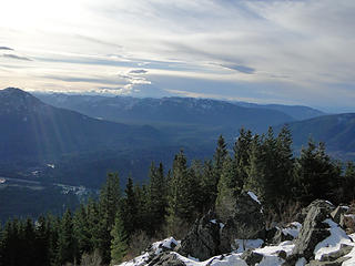 Views from top of Si rocks.