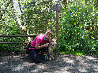 D&K at the trailhead