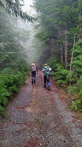 Misty mine road