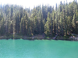 Surprise Lake, very clear with some good sized fish.