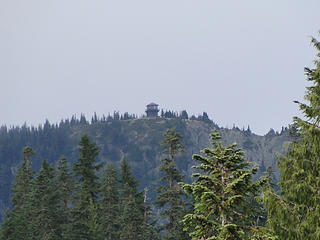 Tolmie lookout from Mowich Lake campground.