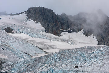 Glacier above camp