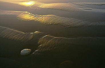 Moclips_Shell, sunglint, water and sand bars