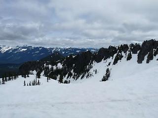 Looking east from Silver's western ridge