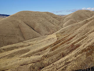 I'll be heading to the 2814' point on the left when I get back down to the trail.