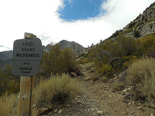 Ansel Adams Wilderness Boundary